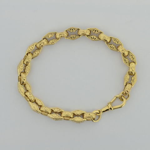 9ct Gold Fancy Antique Bracelet