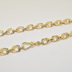 9ct Handmade Fasseted Yatesy Link Chain