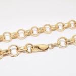 9ct Handmade Fassited Belcher Chain