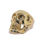 9ct Handmade Heavy Skull Ring