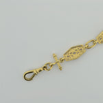 9ct Gold Fancy Hexogan Bracelet