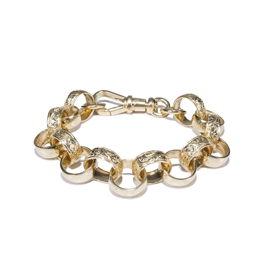 9ct Gold Belcher Bracelet - 7.5in - G6471 | Chapelle Jewellers