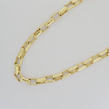 9ct Handmade Rectangle Belcher Chain